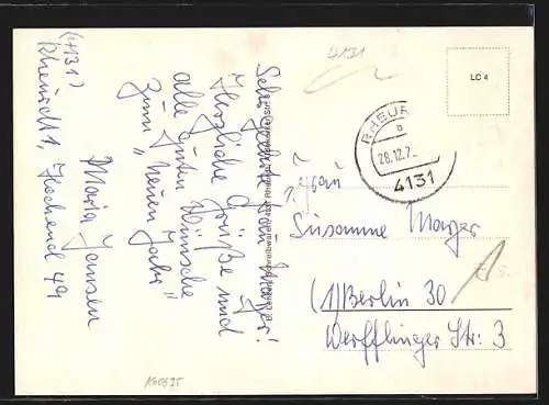 AK Rheurdt, Kirche, Rathaus und Wohnviertel