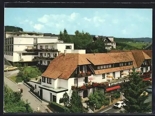 AK Waldachtal, Teilansicht mit Pfeiffer`s Kurhotel