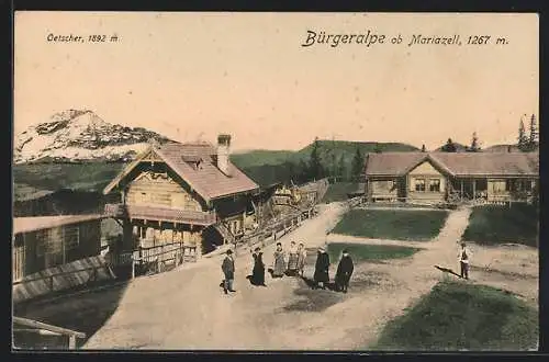 AK Mariazell, Bürgeralpe mit Oetscher