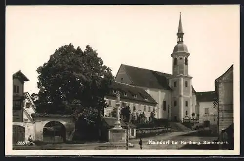 AK Kaindorf bei Hartberg, Kirche und Denkmal