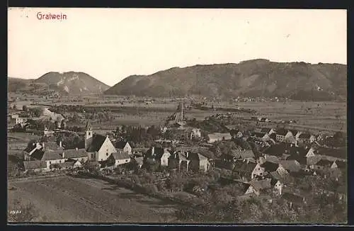 AK Gratwein, Gesamtansicht von einem Berg aus