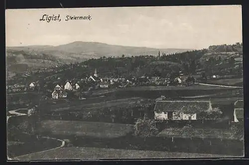 AK Ligist, Panorama von einem Berg aus