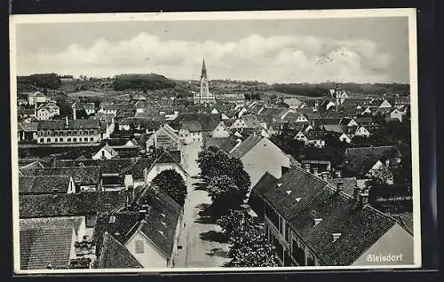AK Gleisdorf, Ortsansicht aus der Vogelschau