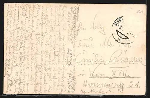 AK Köflach, Totalansicht von einem Berg aus