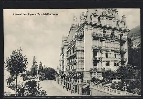 AK Montreux-Territet, L`Hotel des Alpes