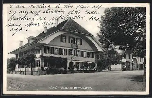 AK Worb, Gasthof zum Löwen