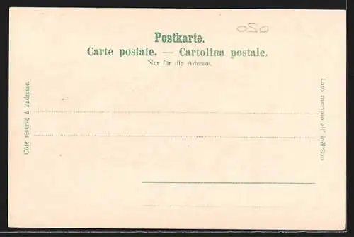 AK Basel, Markt mit Geschäften