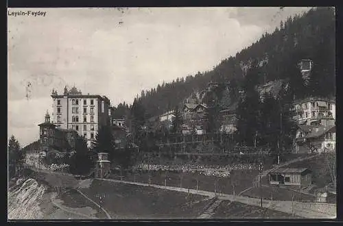 AK Leysin-Feydey, Ortspartie