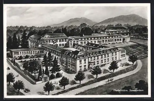 AK Rheinfelden, Blick auf das Sanatorium