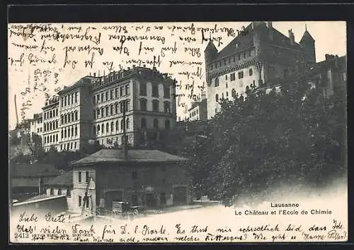 AK Lausanne, Le Chateau et l`Ecole de Chimie
