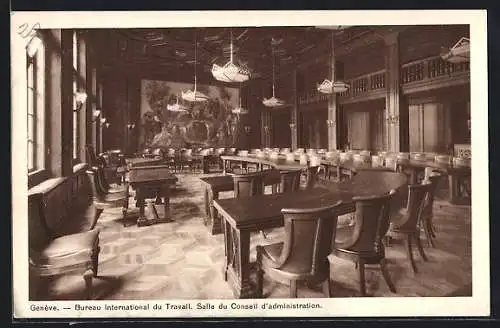 AK Genève, Bureau international du Travail, Salle du Conseil d`administration