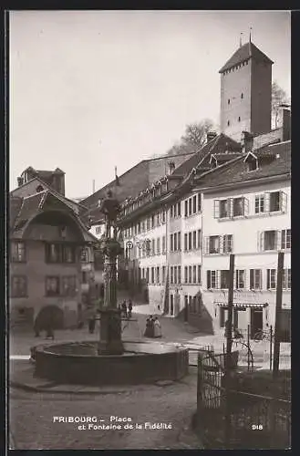 AK Fribourg, Place et Fontaine de la Fidélité