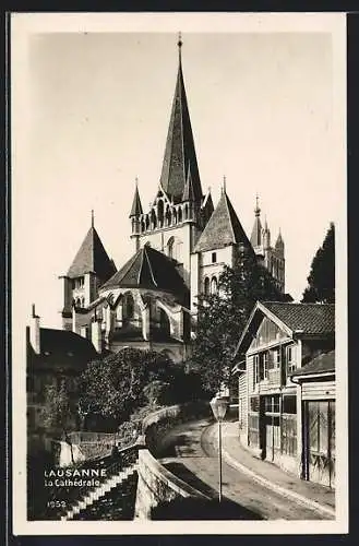 AK Lausanne, La Cathédrale