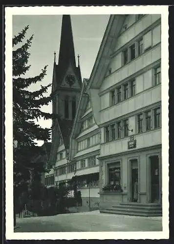 AK Rehetobel / App., Post und Kirche