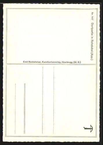 AK Rehetobel / App., Post und Kirche