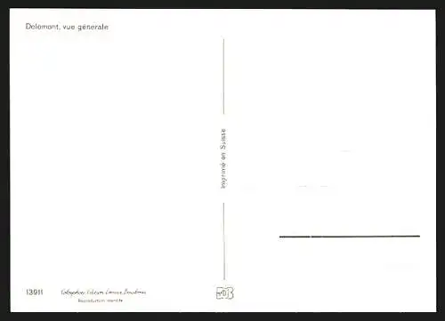 AK Delémont, vue general, Totalansicht