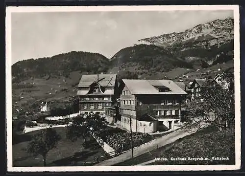 AK Amden, Kurhaus Bergruh mit Mattstock
