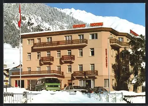 AK Samedan, Sport-Hotel Samedan Fam. J. Luzi im Schnee