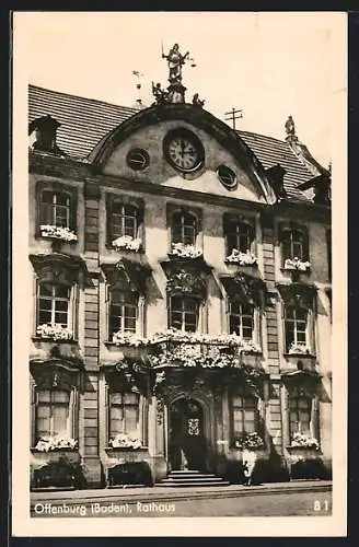 AK Offenburg /Baden, Das Rathaus