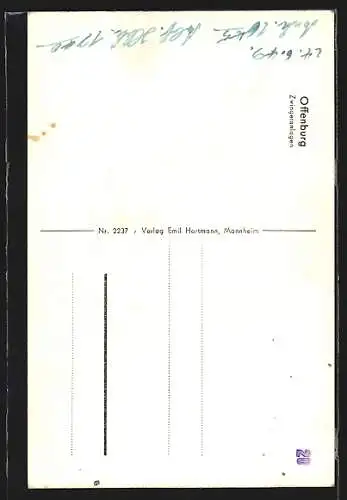 AK Offenburg, Zwingeranlagen, Schwäne