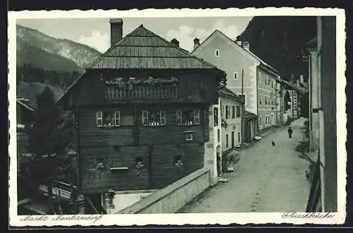 AK Mauterndorf, Wohnhäuser an der Fleischbrücke