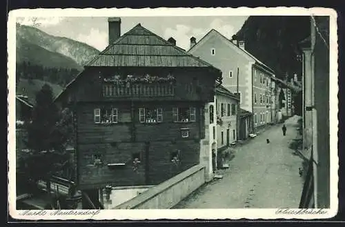 AK Mauterndorf, Wohnhäuser an der Fleischbrücke