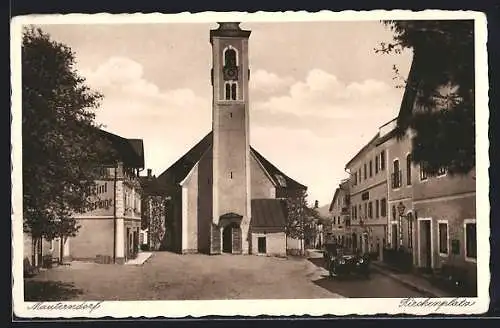 AK Mauterndorf, Kirchenplatz mit Kirche