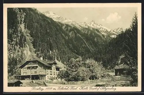 AK Ginzling /Zillertal, Krölls Gasthof Altginzling