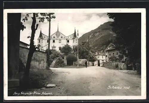 AK Schwaz, Strassenpartie am Schwesternheim