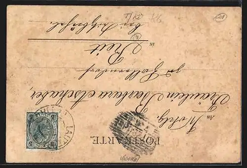 AK Brixen im Thale, Ortspartie mit Kirche