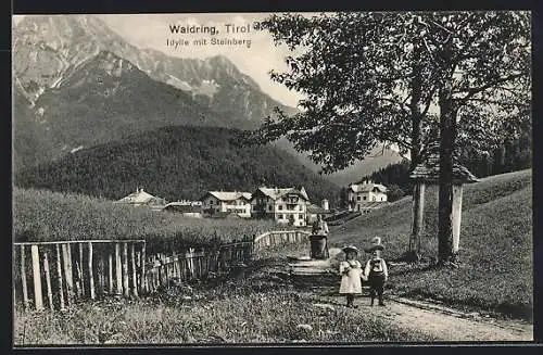 AK Waidring, Idylle mit Steinberg