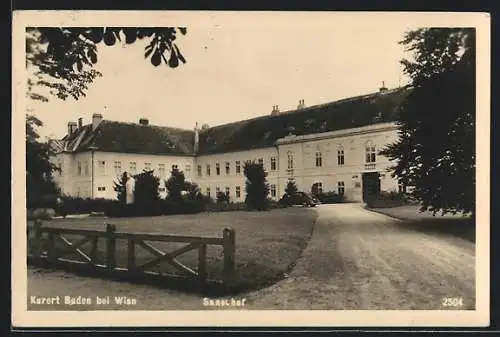 AK Baden, Blick auf ein Gutshaus