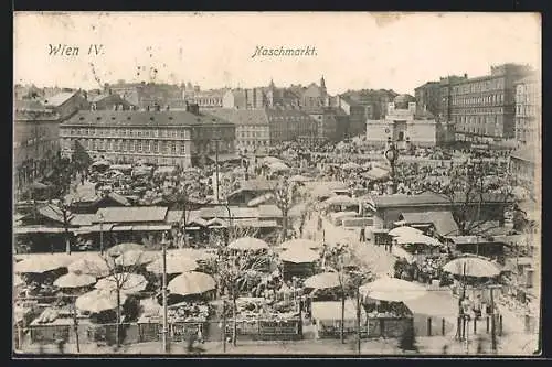 AK Wien, Blick über den Naschmarkt