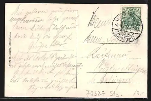 AK Untertürkheim, Teilansicht