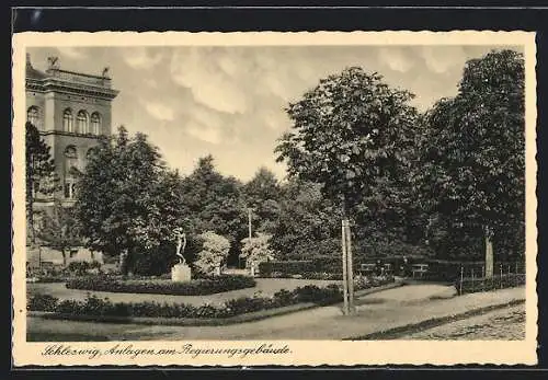 AK Schleswig, Anlagen am Regierungsgebäude