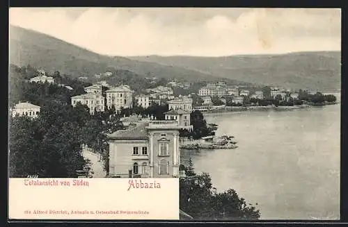 AK Abbazia, Totalansicht von Süden