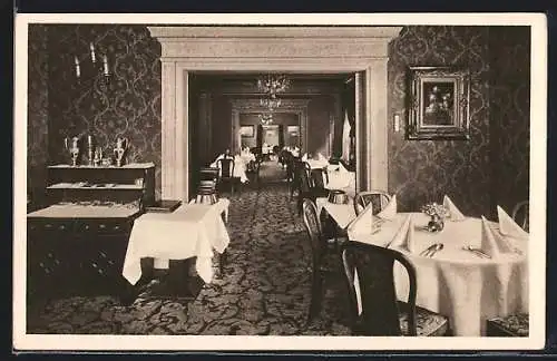 AK Erfurt, Wein-Restaurant Horst Kohl am Kaiserplatz, Durchblick