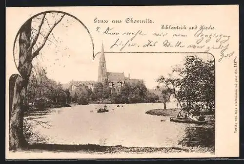 AK Chemnitz, Schlossteich und Kirche