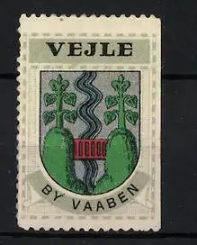 Reklamemarke Vejle, by Vaaben, Wappen