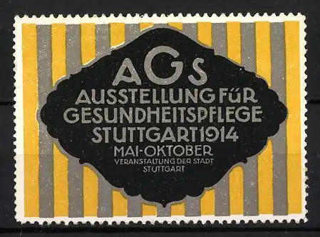 Reklamemarke Stuttgart, Ausstellung für Gesundheitspflege 1914