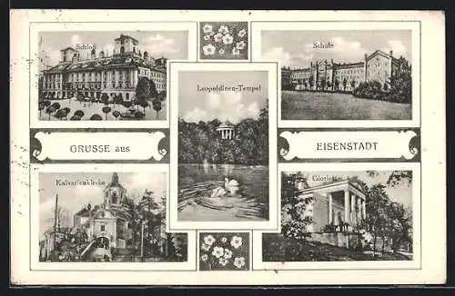 AK Eisenstadt, Schloss, Gloriette und Landtag