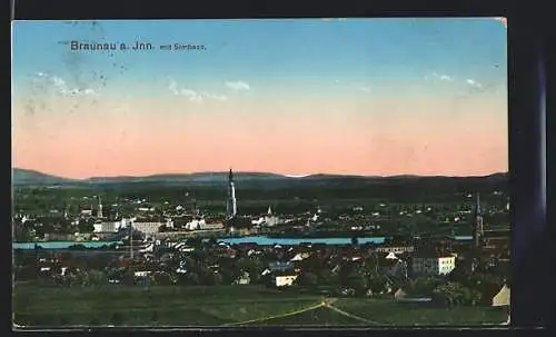 AK Braunau a. Inn, Gesamtansicht