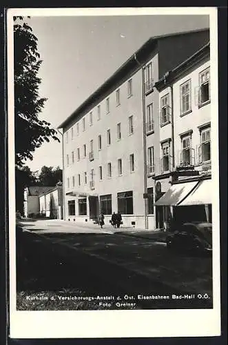AK Bad Hall, Kurheim der Versicherungsanstalt der Öst. Eisenbahnen