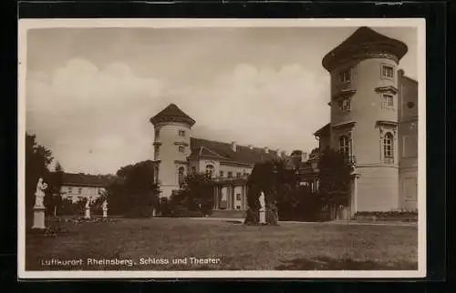 AK Rheinsberg, Schloss und Theater