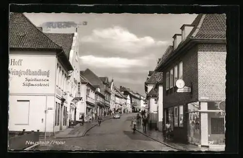 AK Neustadt /Holst., Strassenpartie