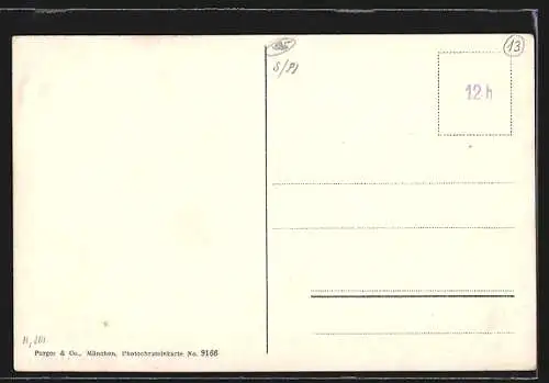 AK Saalfelden, Ortsansicht mit Steinernem Meer