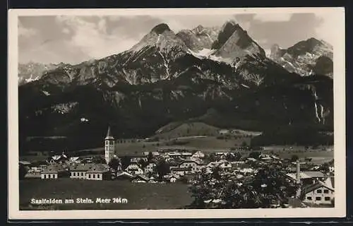 AK Saalfelden am Stein. Meer, Gesamtansicht