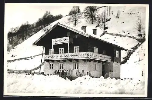 AK Saalbach, Touristenheim Erlhof