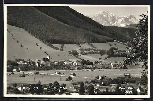 AK Molln, Ortsansicht mit dem Gr. Priel