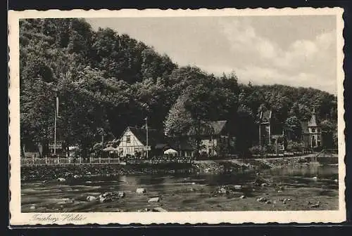 AK Treseburg /Harz, Die Halde im Bodetal